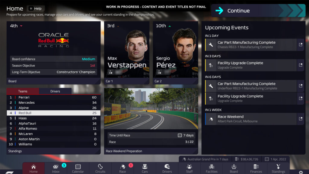 F1 Manager 2022 Oynayış Fragmanı Yayınlandı