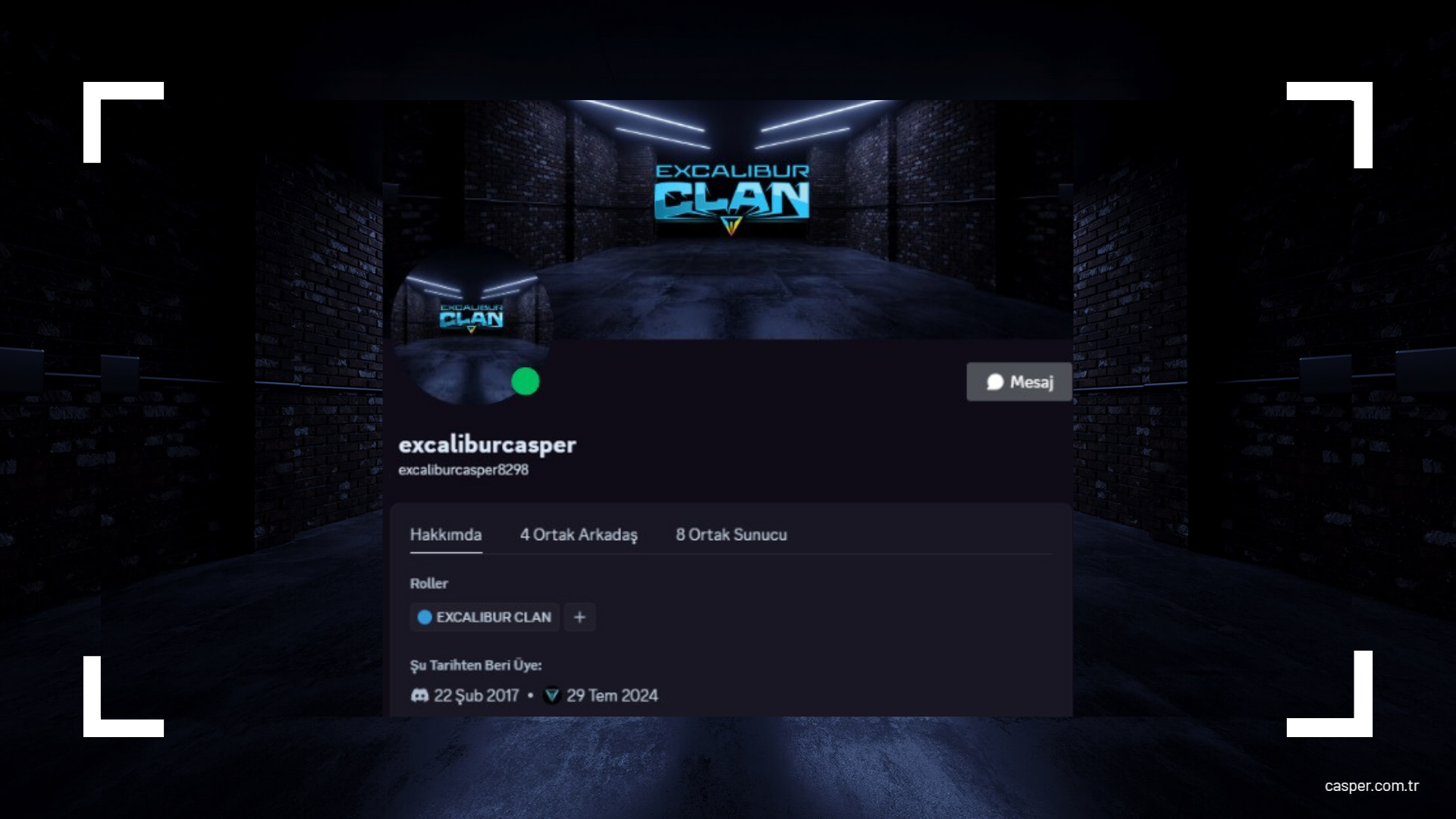 Excalibur Clan Katılım 4.Aşama