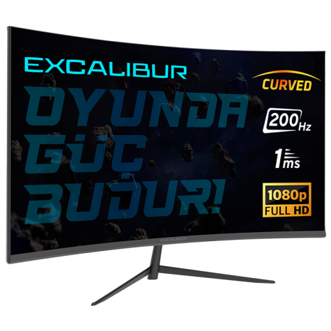 Excalibur 23.8'' Curved Monitör