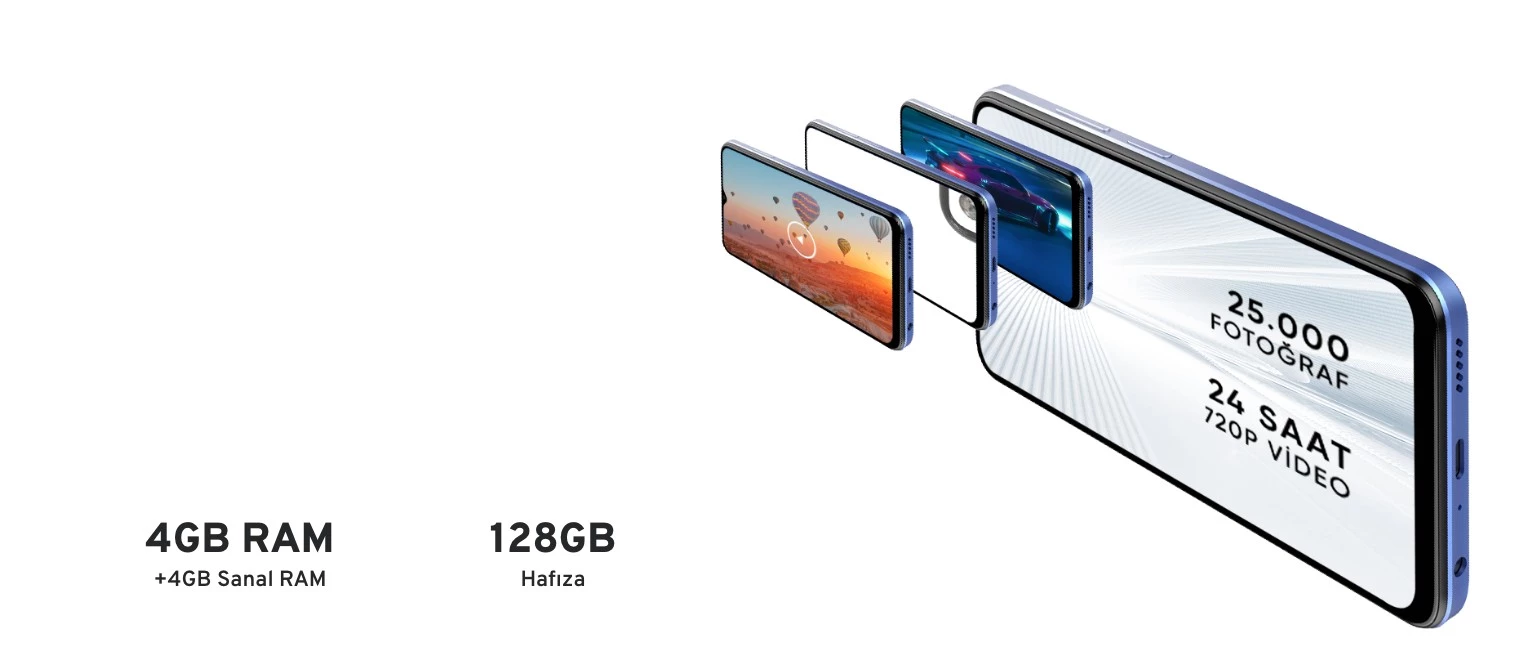 Geniş Hafıza ile Hızlı Casper VIA M30 Plus